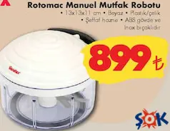 METALTEX ROTOMAC MANUEL MUTFAK ROBOTU